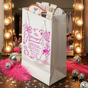 Petit Sac Cadeau Trousse de Survie pour Enterrement de Vie de Jeune