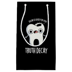 Petit Sac Cadeau Truth Deck Drôle Drôle Jeu de dent Dark BG