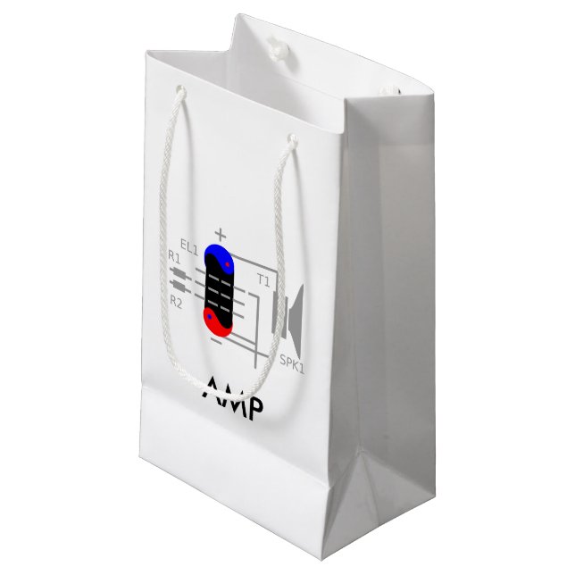 Petit Sac Cadeau Tube Amp (Devant Angle)