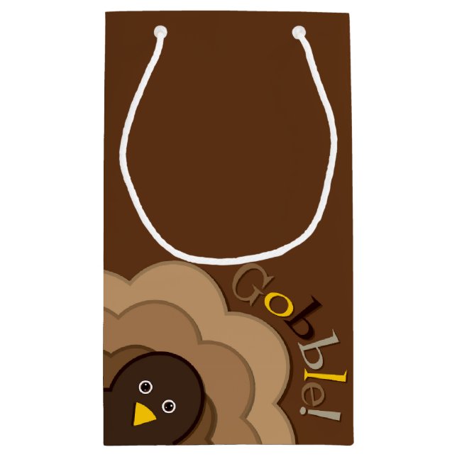 Petit Sac Cadeau Turc caché de Thanksgiving (Dos)