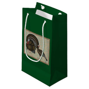 Petit Sac Cadeau Turkeys Standard Bronze Portrait