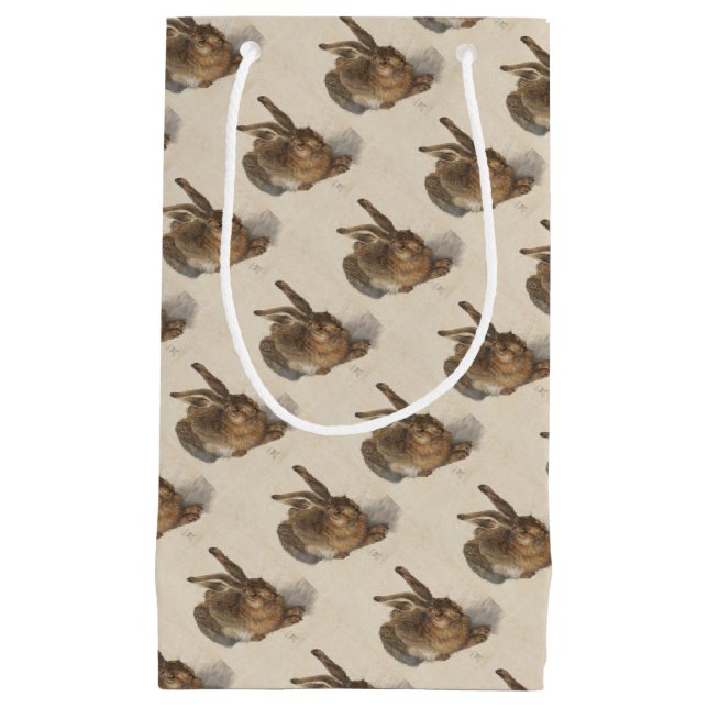 Petit Sac Cadeau Un jeune lièvre (Devant)