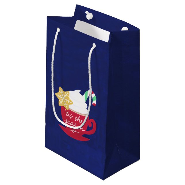 Petit Sac Cadeau Une Coupe de 'Tis The Season' (Devant Angle)