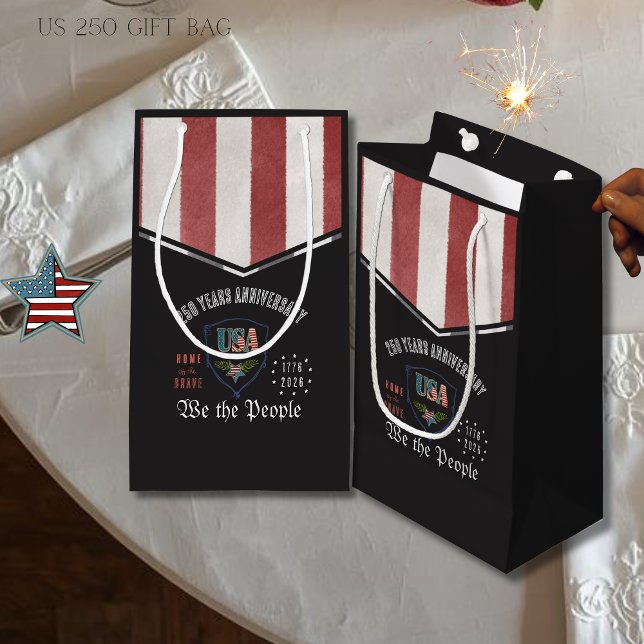 Petit Sac Cadeau US 250 We the People Patriotic Anniversary Watch (US 250 We the People Patriotic Anniversary Watch Small Gift Ba)