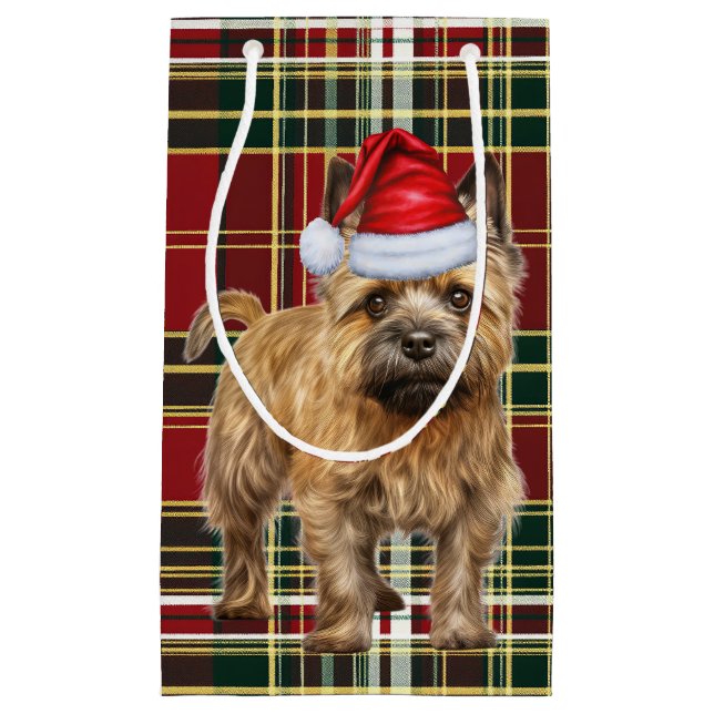 Petit Sac Cadeau Vacances Caire et Festive Fête Jour de Noël (Devant)