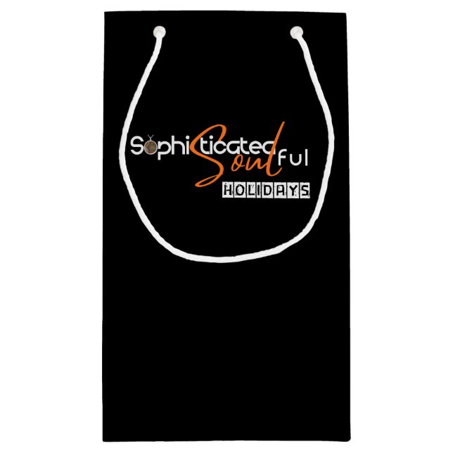 Petit Sac Cadeau Vacances Sophistiquées et Âmes (Dos)