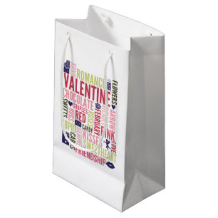 Petit Sac Cadeau Valentine Mots Valentine's Day Cadeau