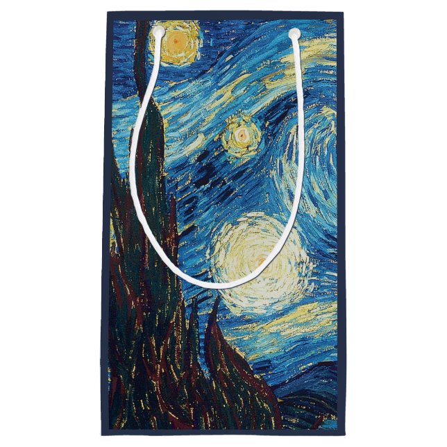 Petit Sac Cadeau Van Gogh Starry Classic Nuit Impressionnisme Art (Devant)