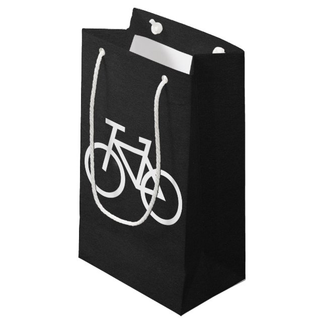 Petit Sac Cadeau Vélos de recyclage minimaux (Devant Angle)