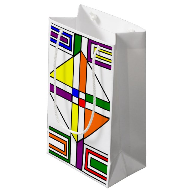 Petit Sac Cadeau Verre Bauhaus (Devant Angle)
