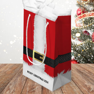 Petit Sac Cadeau Veste de costume Santa Claus Joyeux Noël