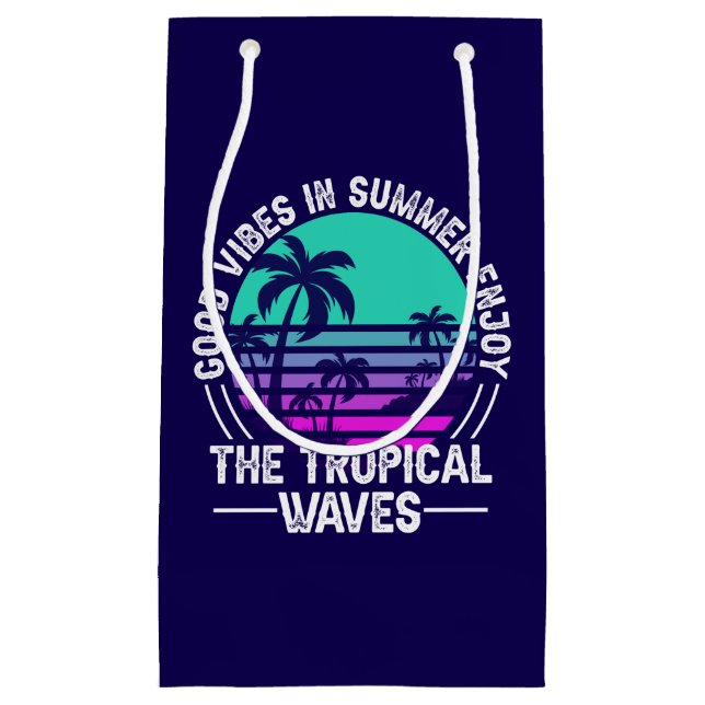 Petit Sac Cadeau Vibes d'été tropicales-82646 (Devant)