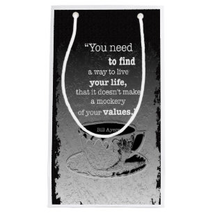 Petit Sac Cadeau Vie et valeurs, Existentialisme illustré citation