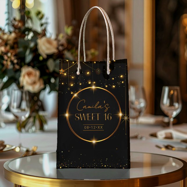 Petit Sac Cadeau Vieux Hollywood Glam Sweet 16 ID1108 (Créateur téléchargé)