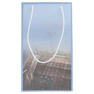 Petit Sac Cadeau Vieux tonneau
