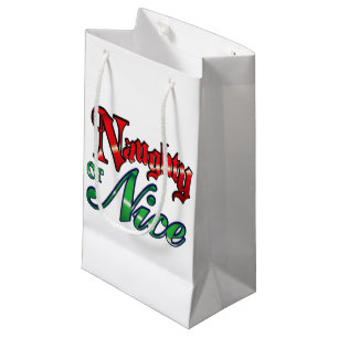 Petit Sac Cadeau Vilain ou Nice vintage