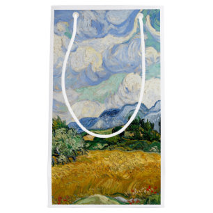 Petit Sac Cadeau Vincent Van Gogh Wheat Field With Cypresses