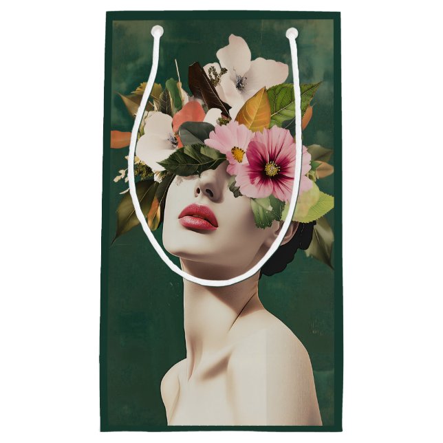 Petit Sac Cadeau Visions florales (Devant)