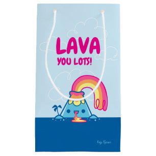 Petit Sac Cadeau Volcan de Kawaii