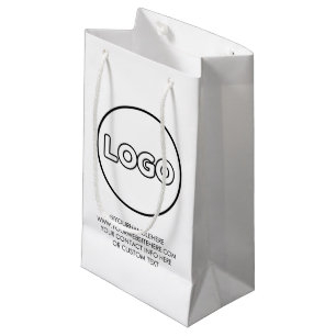 Petit Sac Cadeau Votre logo événement simple Entreprise de branding