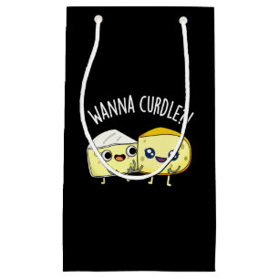 Petit Sac Cadeau Vouloir Cailler Blagues Fromage Drôle Fond Sombre