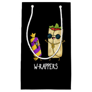 Petit Sac Cadeau W-rappers Funny Food Pun Dark BG
