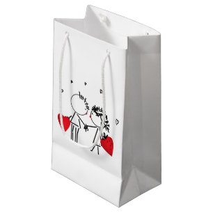 Petit Sac Cadeau Wedding, jour de Valentine
