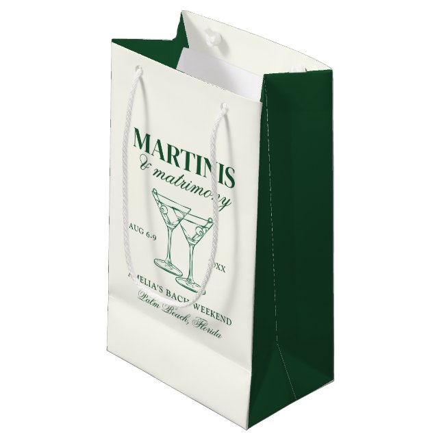 Petit Sac Cadeau Week-end de maris et mariage (Devant Angle)