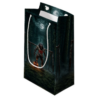 Petit Sac Cadeau Werewolf Soccer Player Halloween Horror Art