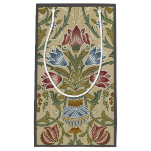 Petit Sac Cadeau William Morris Brocade Motif de fond d'écran flora
