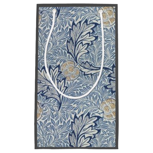 Petit Sac Cadeau William Morris Flower Floral Design (Devant)