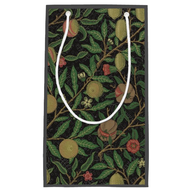 Petit Sac Cadeau William Morris grenade classique fruits (Devant)