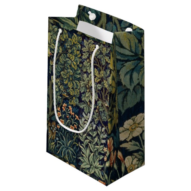 Petit Sac Cadeau William Morris Pheasier Bois Bois (Devant Angle)