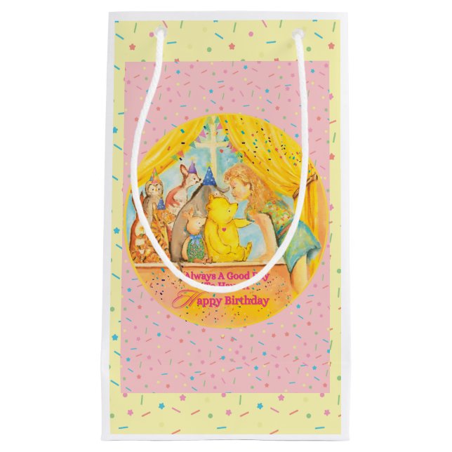 Petit sac cadeau - Winnie L'Ooh (Devant)