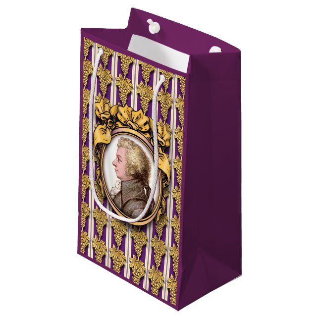 Petit Sac Cadeau Wolfgang Amadeus Mozart (Devant Angle)