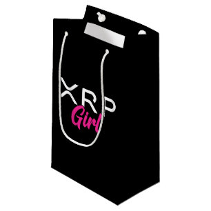 Petit Sac Cadeau XRP Cryptodevise - XRP Girl - Crypto Currency