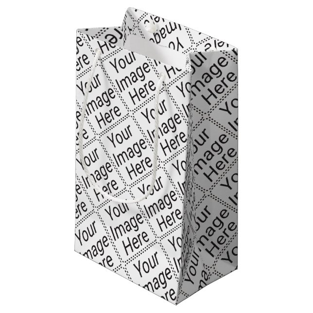 Petit Sac Cadeau zazzle_wrappingpaper-tiled_YIH (Devant Angle)