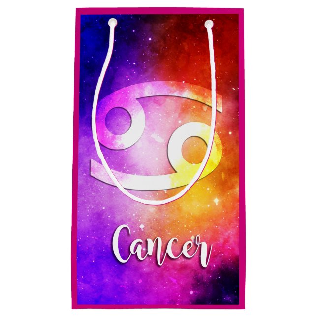 Petit Sac Cadeau Zodiac : Cancer Candy Space (Devant)