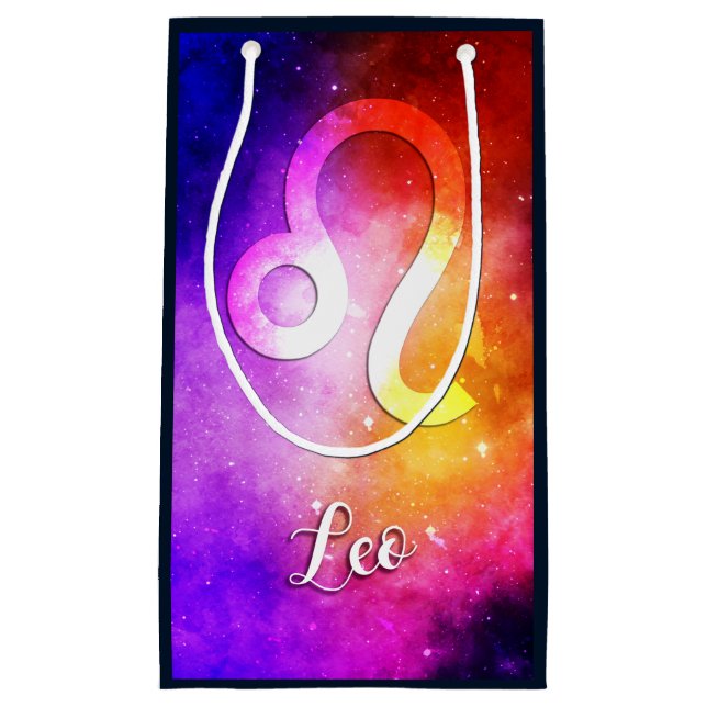 Petit Sac Cadeau Zodiac : Leo Candy Space (Devant)