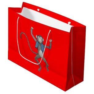 Petit sac de cadeau de singe