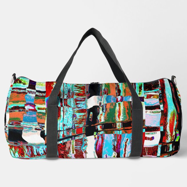 Petit sac de sport – Abstraction de la réflexion d (Recto)