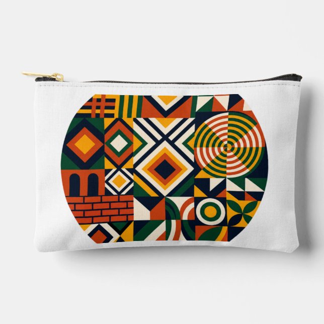Petit Sac Géométrie Africaine (Recto)