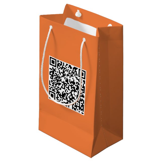 Petit sac personnalisé avec code QR pour la promot (Devant Angle)