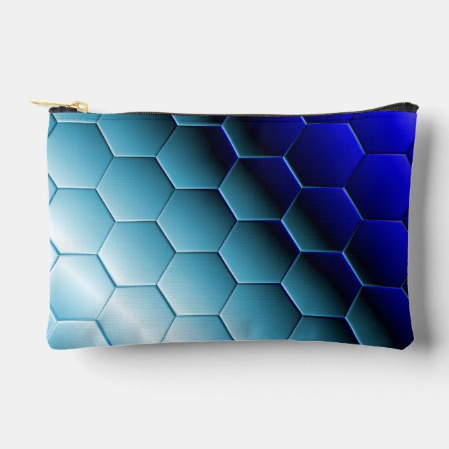 Petit Sac : Présentant un motif dégradé en hexagon (Recto)