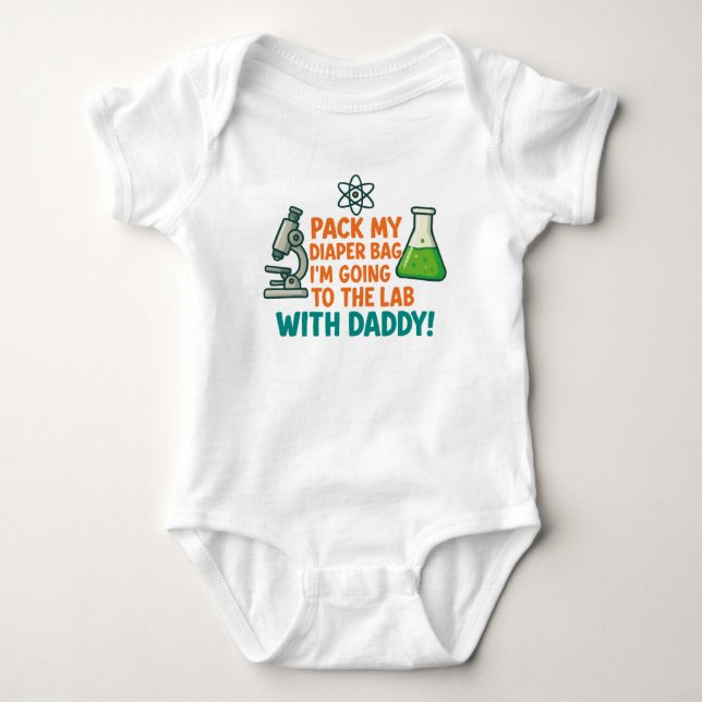 Petit scientifique Lab Buddy Body bébé (Devant)