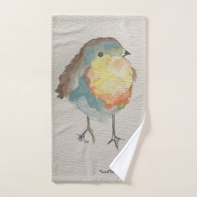 Petit Serviette Oiseau (Serviette à main)
