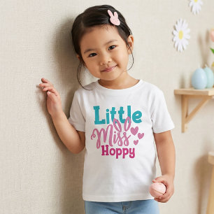 Petit T-Shirt de Pâques Little Miss Hoppy pour Enf