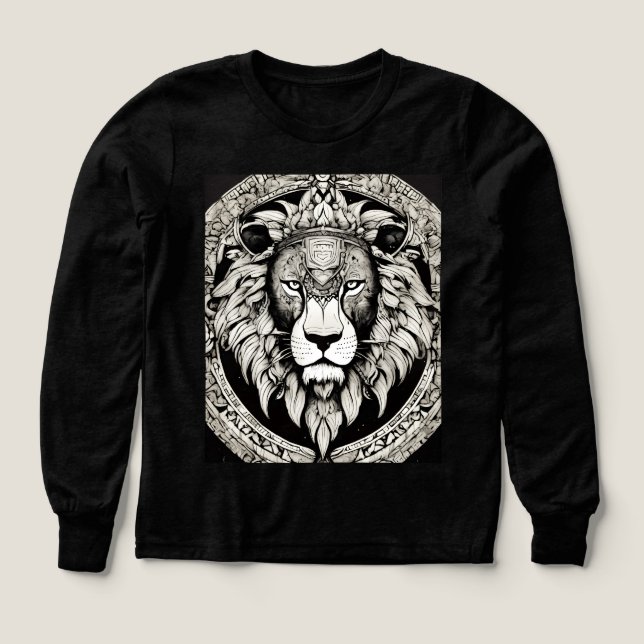 Petit T-shirt King Lion - Style amusant pour les e (Motif recto)