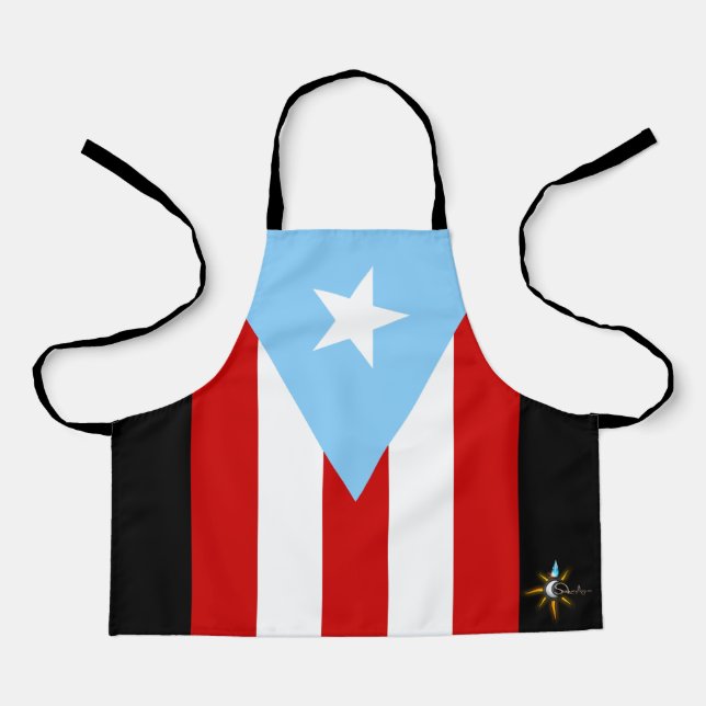 Petit tablier avec impression du drapeau de Porto  (Recto)