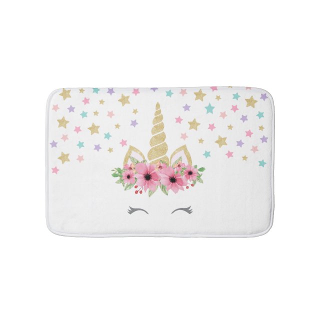 Petit tapis de bain de licorne (Devant)